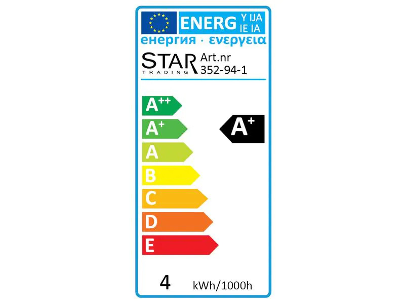 Star Trading Lampe Top Coated 4 W (40 W) E27 Warmweiss