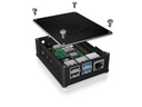 ICY BOX Gehäuse Raspberry Pi 4 Schwarz