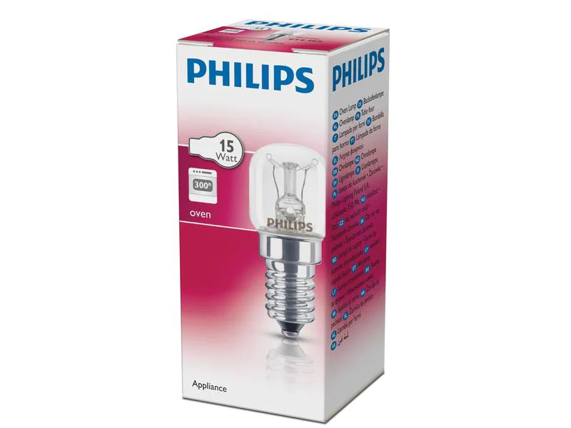 Philips Professional Lampe Backofen 15W E14 230-240 V T22 CL OV 1CT