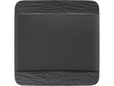 Villeroy &amp; Boch Speiseteller Manufacture Rock 6 Stück, Schwarz