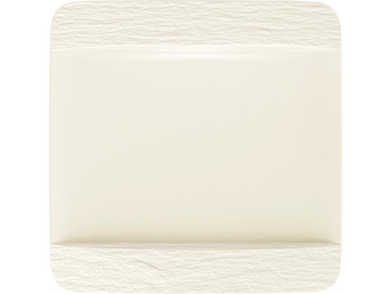 Villeroy &amp; Boch Speiseteller Manufacture Rock 6 Stück, Weiss