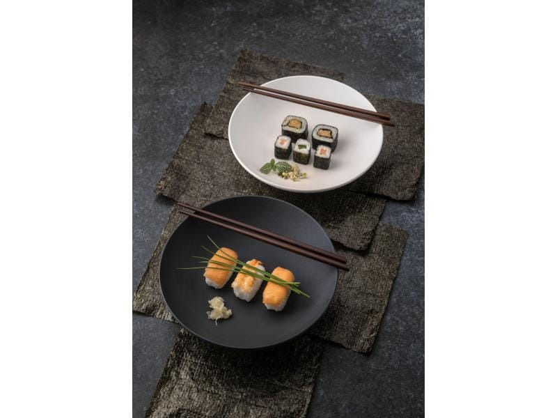 Villeroy &amp; Boch Suppen- und Pastateller Manufacture Rock Ø 23.5 cm Schwarz