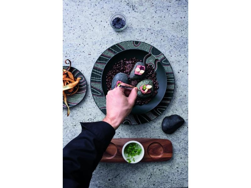Villeroy &amp; Boch Suppen- und Pastateller Manufacture Rock Ø 23.5 cm Schwarz