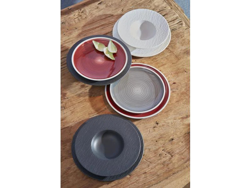Villeroy &amp; Boch Suppen- und Pastateller Manufacture Rock Ø 29 cm Schwarz
