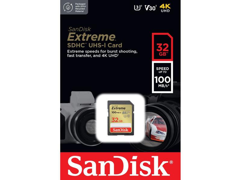 SanDisk SDHC-Karte Extreme 32 GB