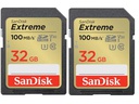 SanDisk SDHC-Karte Extreme 32 GB 2er Pack