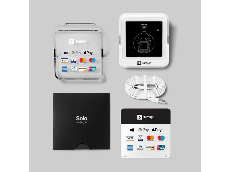 SumUp Chipkartenleser Solo Touch Kartenterminal + Ladestation