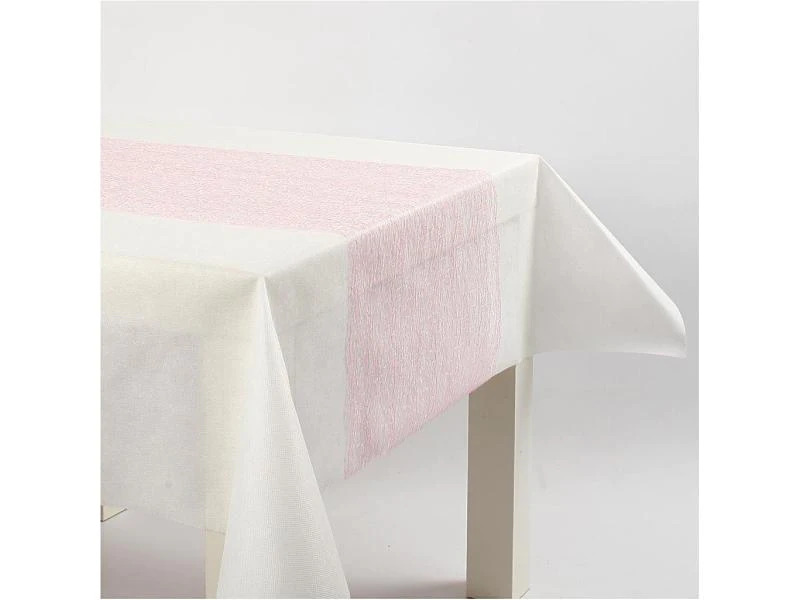 Creativ Company Tischläufer 30 cm x 10 m, Rosa