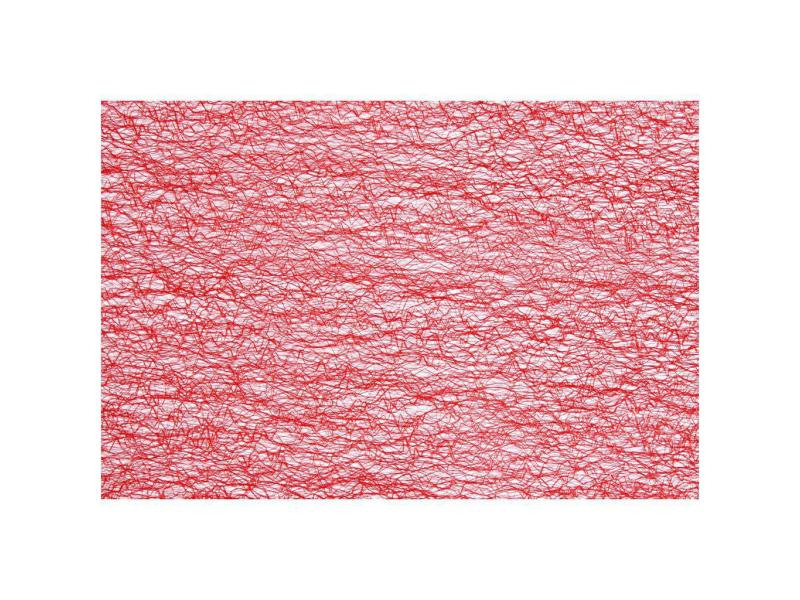 Creativ Company Tischläufer 30 cm x 10 m, Rot