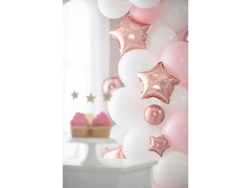 Partydeco Luftballon Glossy Rosegold, Ø 12 cm, 50 Stück