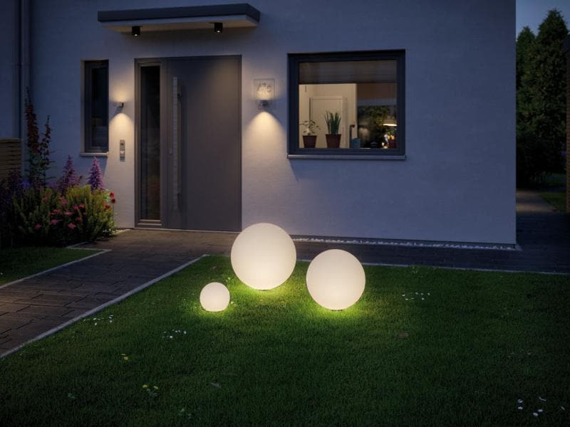 Paulmann Gartenleuchte Plug &amp; Shine GLOBE 40 cm