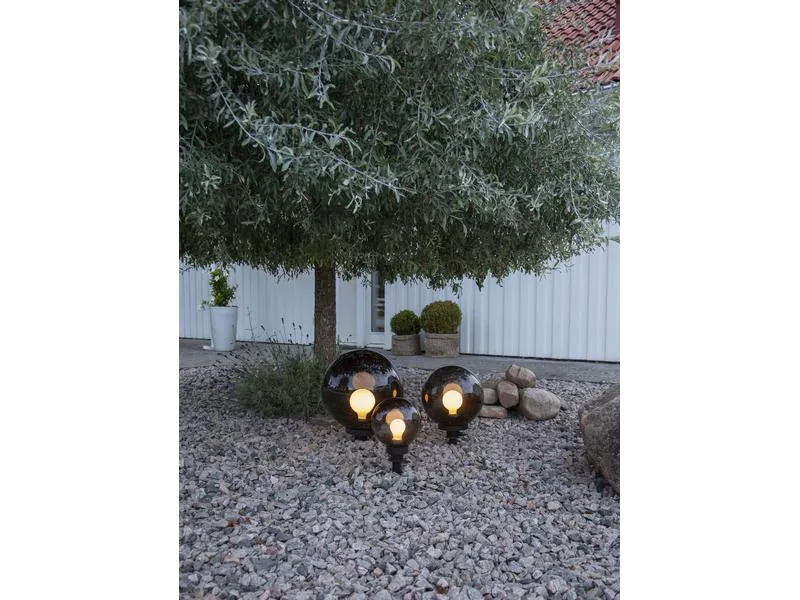 Star Trading Dekoleuchte Orby Smoke 1x E27, 40 cm