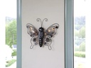 Star Trading Dekoleuchte Solar Butterfly, Schwarz