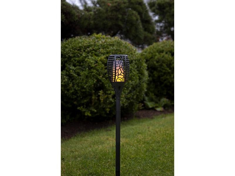 Star Trading Dekoleuchte Solar Flame, Schwarz