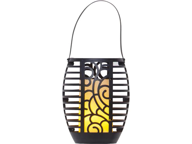 Star Trading Dekoleuchte Solar Flame, Schwarz