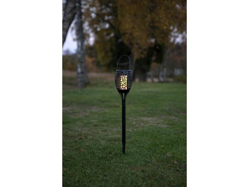 Star Trading Dekoleuchte Solar Flame, Schwarz