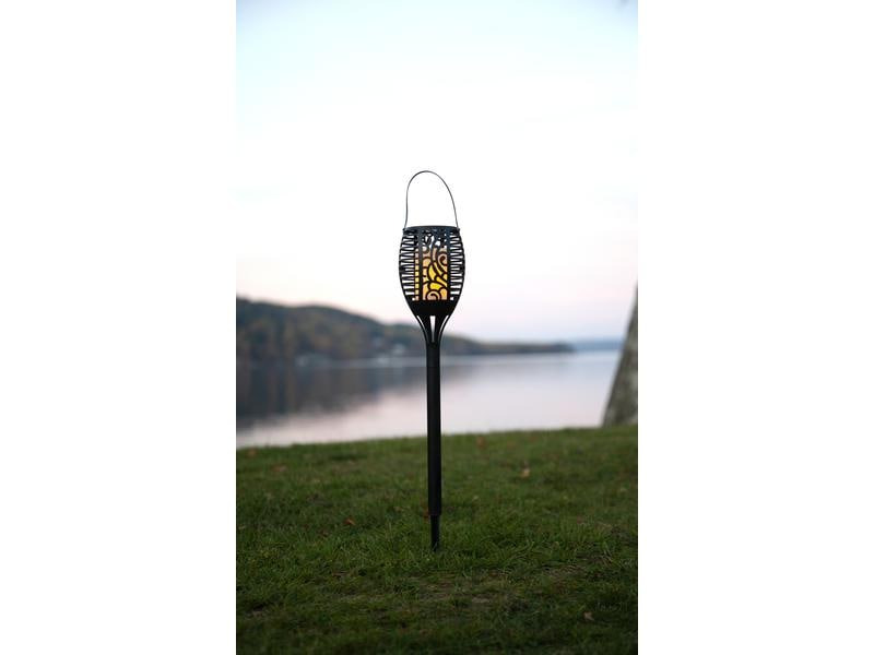 Star Trading Dekoleuchte Solar Flame, Schwarz