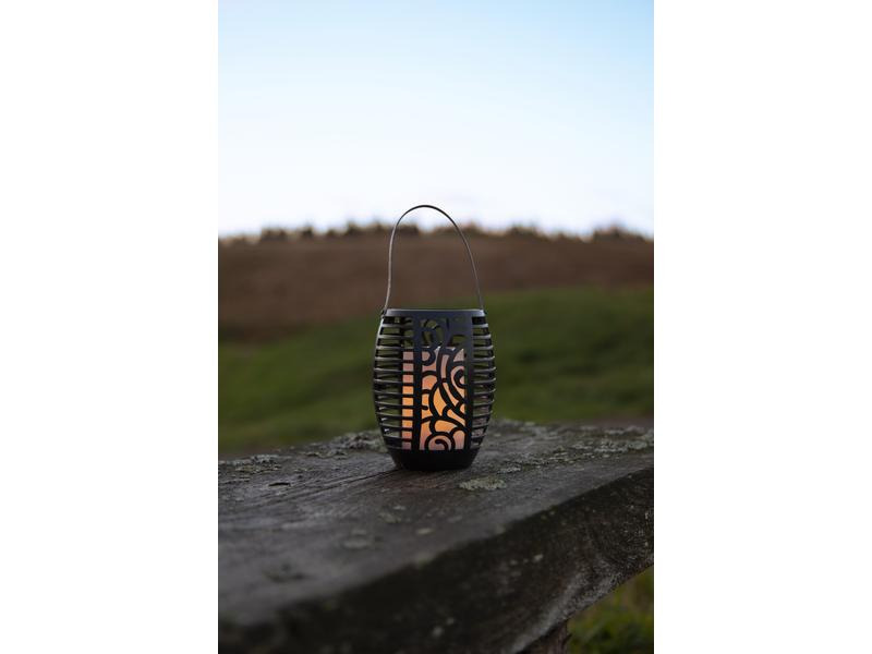 Star Trading Dekoleuchte Solar Flame, Schwarz