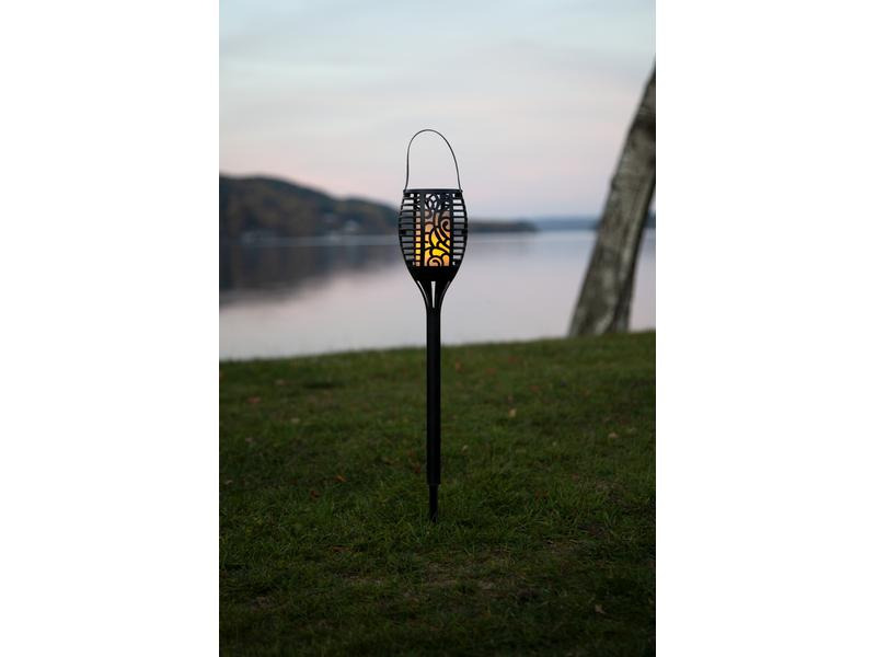 Star Trading Dekoleuchte Solar Flame, Schwarz