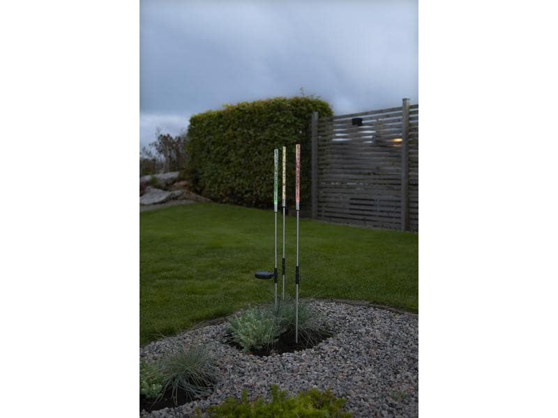Star Trading Gartenlicht Solardekoration Bubbly, Mehrfarbig, 3er Set