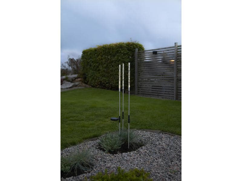Star Trading Gartenlicht Solardekoration Bubbly, Warmweiss, 3er Set