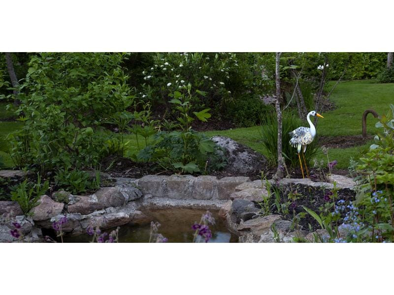 Star Trading Gartenlicht Solardekoration, Heron Form