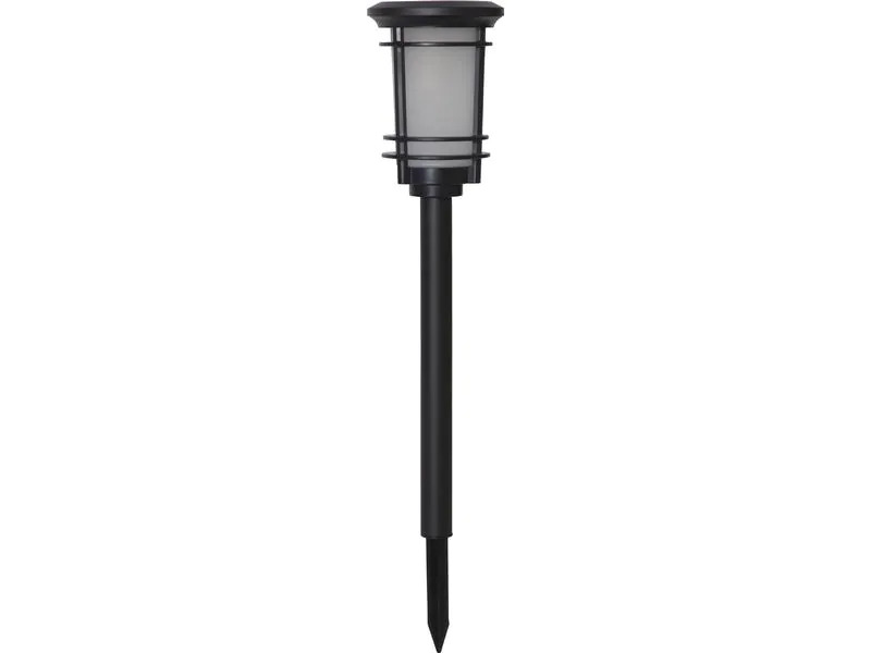 Star Trading Wegeleuchte Solar Flame, Schwarz