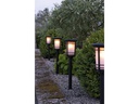 Star Trading Wegeleuchte Solar Flame, Schwarz