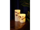 Pauleen LED-Kerzen Set Shiny Bloom Ø 7.6 cm, 2 Stück