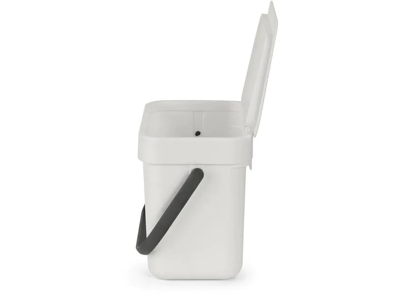 Brabantia Komposteimer Sort &amp; Go 3 l, Hellgrau