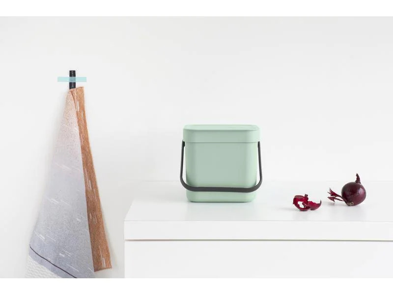 Brabantia Komposteimer Sort &amp; Go 3 l, Hellgrün