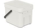 Brabantia Komposteimer Sort &amp; Go 6 l, Hellgrau