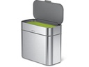 Simplehuman Komposteimer Caddy 4 l, Silber