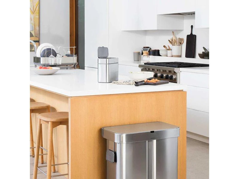 Simplehuman Komposteimer Caddy 4 l, Silber