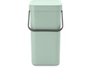 Brabantia Recyclingbehälter Sort &amp; Go 12 l, Hellgrün