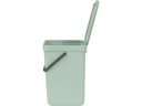 Brabantia Recyclingbehälter Sort &amp; Go 12 l, Hellgrün