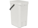 Brabantia Recyclingbehälter Sort &amp; Go 16 l, Hellgrau
