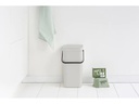 Brabantia Recyclingbehälter Sort &amp; Go 16 l, Hellgrau