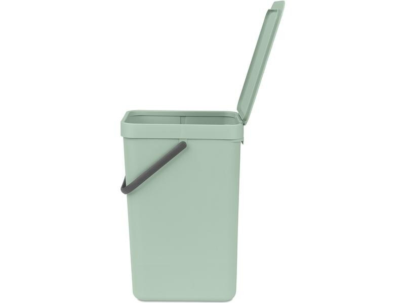 Brabantia Recyclingbehälter Sort &amp; Go 16 l, Hellgrün
