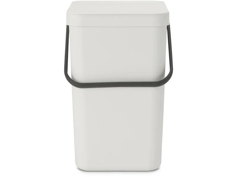 Brabantia Recyclingbehälter Sort &amp; Go 25 l, Hellgrau