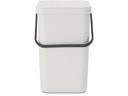 Brabantia Recyclingbehälter Sort &amp; Go 25 l, Hellgrau