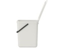 Brabantia Recyclingbehälter Sort &amp; Go 25 l, Hellgrau