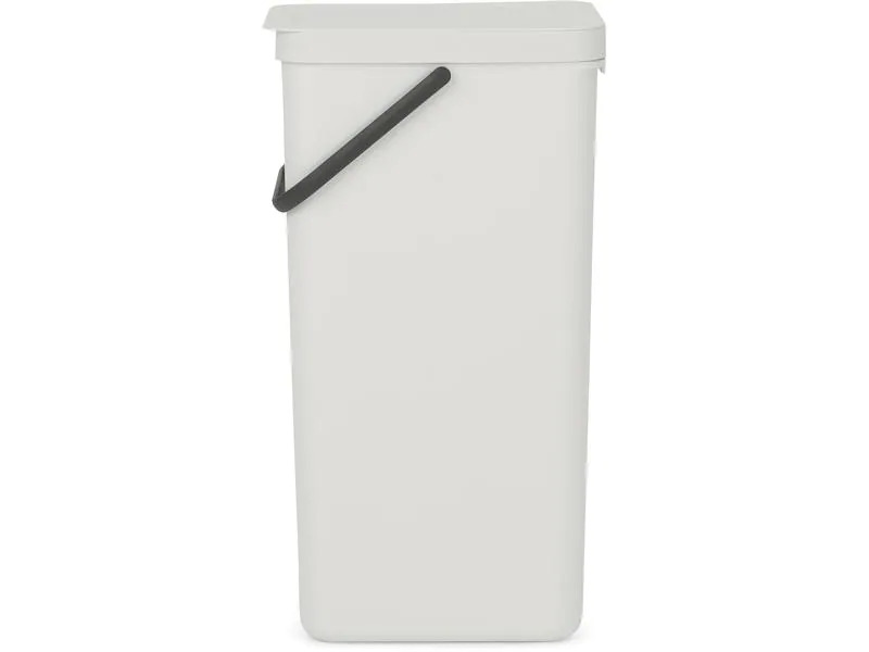 Brabantia Recyclingbehälter Sort &amp; Go 40 l, Hellgrau