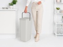 Brabantia Recyclingbehälter Sort &amp; Go 40 l, Hellgrau