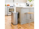 Simplehuman Sensorabfalleimer 58 l, Silber