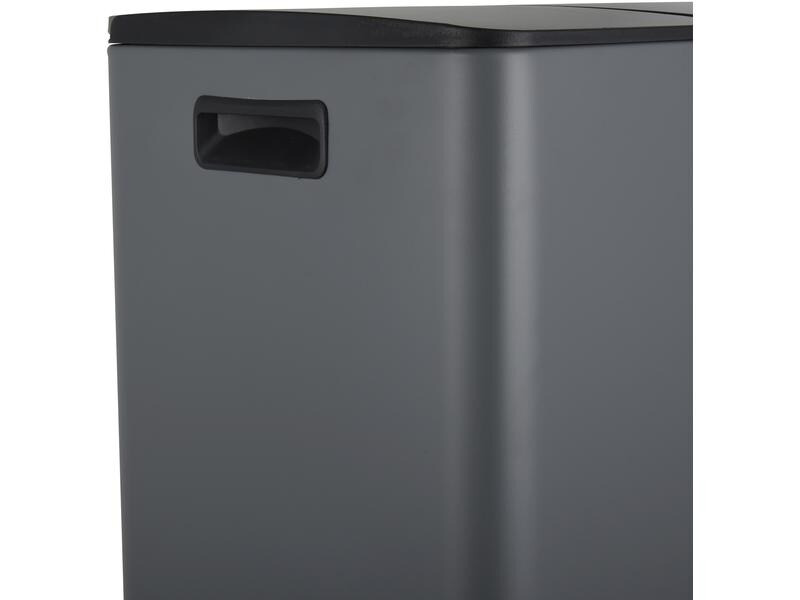 spirella Treteimer Aliya Matt 2 x 30 l, Grau
