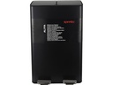 spirella Treteimer Aliya Matt 2 x 30 l, Schwarz