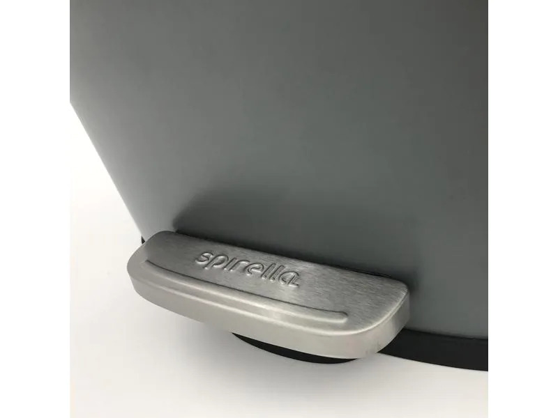 spirella Treteimer Poubelle Akira Matt 12 l, Grau