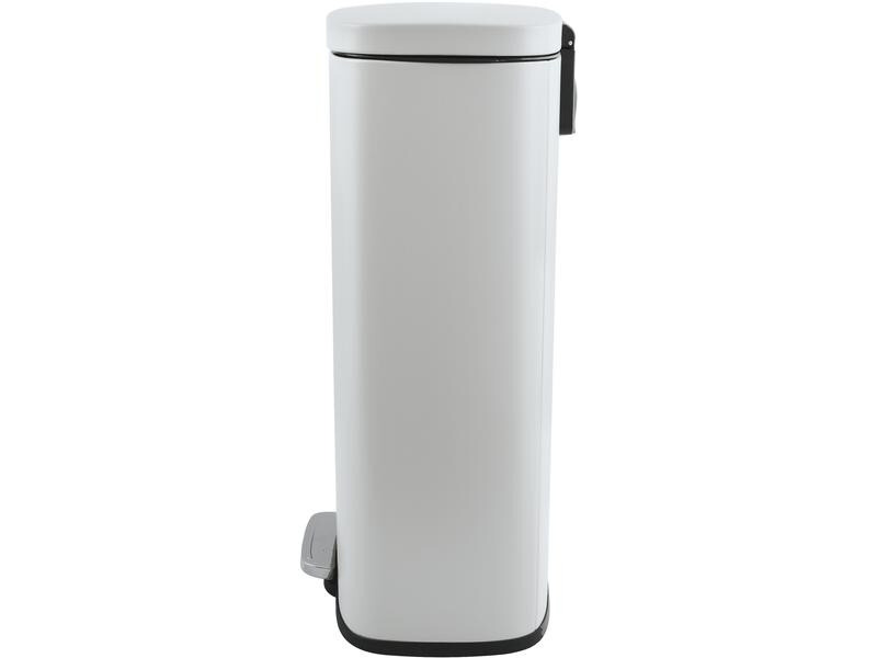 spirella Treteimer Poubelle Akira Matt 30 l, Weiss
