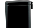 spirella Treteimer Poubelle Akira Matt 50 l, Schwarz
